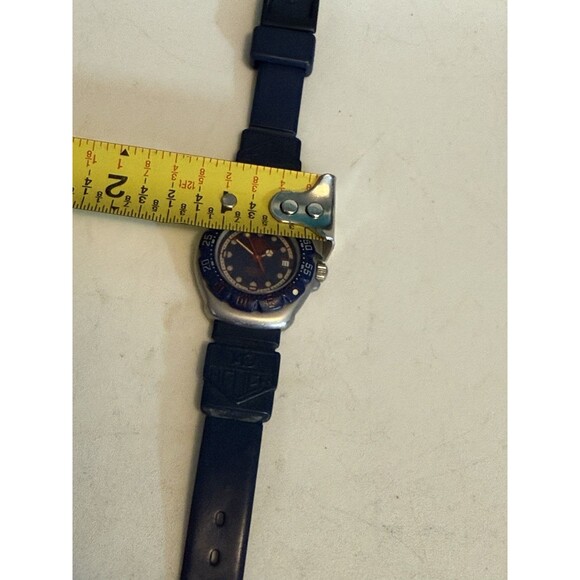 Tag Heuer F1 370.505 28mm Blue Red Women's Watch Swiss Quartz Vintage 1980s Date - Picture 12 of 12